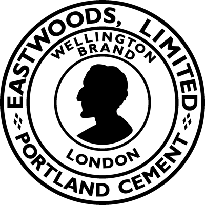 Early Eastwoods Barrington Wellington Brand cement logo