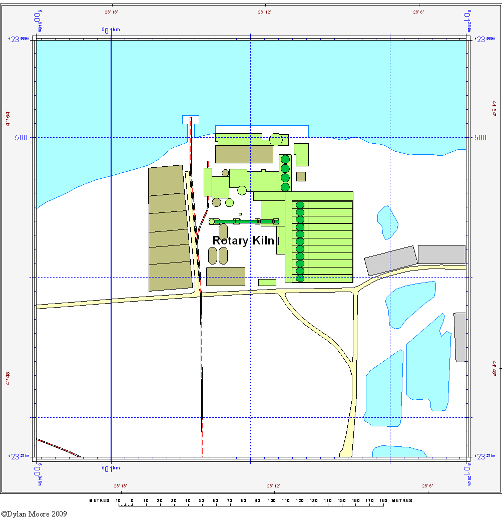 Skelseys Barton cement layout map