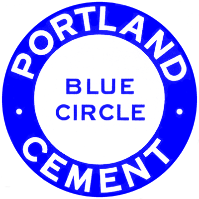 Early 1930s Blue Circle cement logo