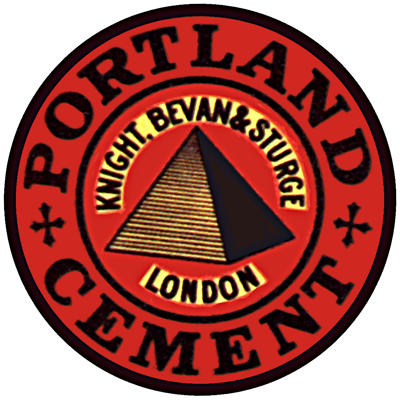 Bevans Northfleet Pyramid Brand cement logo