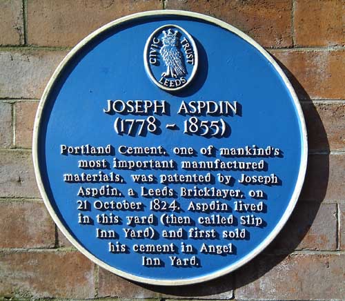 Joseph Aspdin Blue Plaque