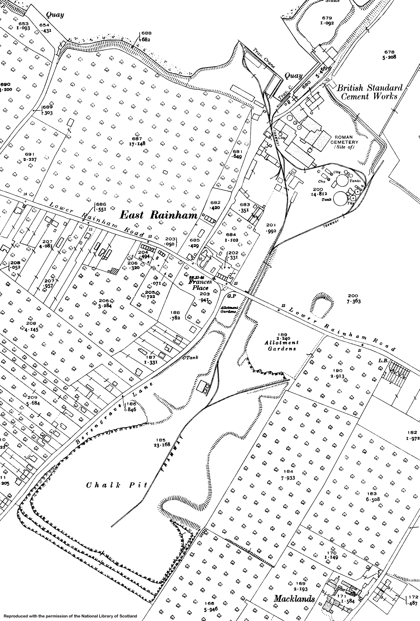 British Standard 1931 map