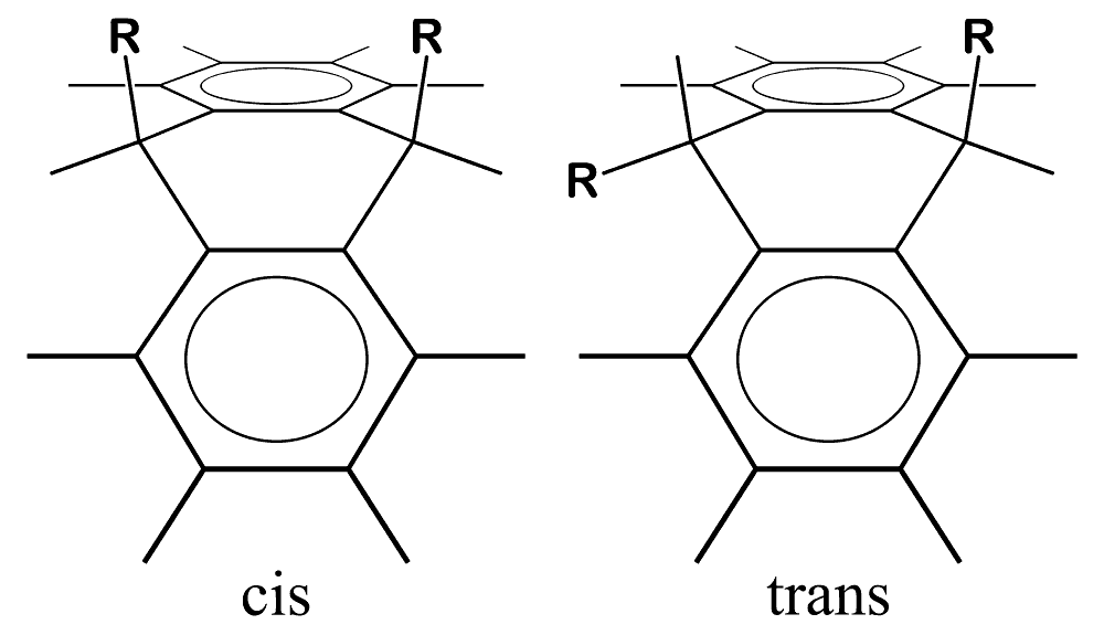 cis and trans dihydroanthracenes cis and trans dihydroanthracenes