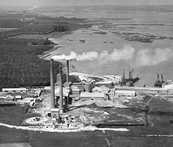 Red Triangle Rainham British Standard cement plant 1930