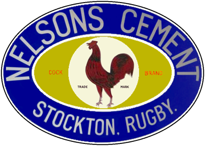 Charles Nelson Stockton Cock Brand cement logo