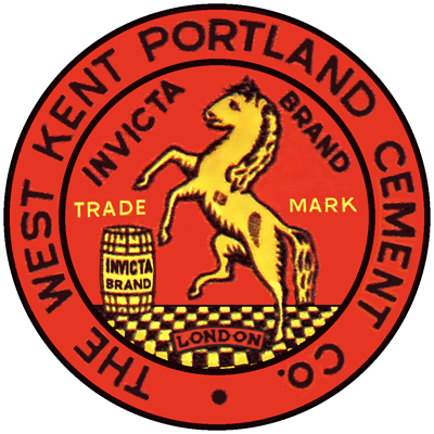 West Kent Burham Invicta Brand cement logo