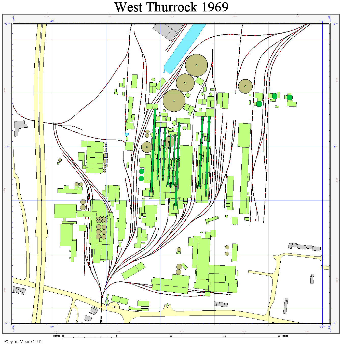 West Thurrock 1969 Detail