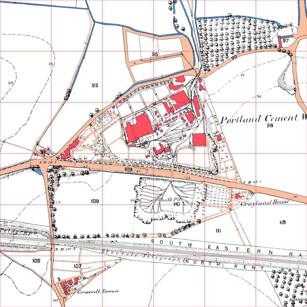 Swanscombe cement plant 1864